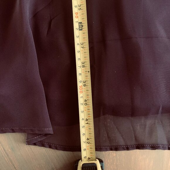 Connected dark chocolate brown halter vneck dress - Picture 6 of 8